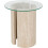 Seconique Modena Side Table - Clear Glass Effect 4