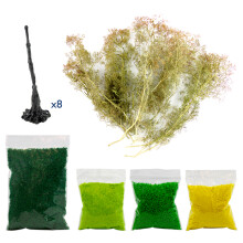 WWScenics Summer Realistic Tree Making Kit Model Rail Scenics LF-060