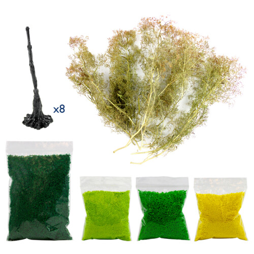 WWScenics Summer Realistic Tree Making Kit Model Rail Scenics LF-060