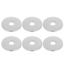 6Stk Duscharm Rosette Badezimmer Rohr Abdeckplatte