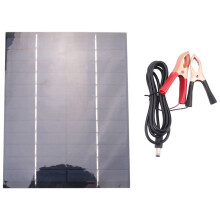 5.5W 12V Solar Panel Battery Charger Board Waterproof Polycrystalline Plate Outdoor Emergency Charging Board For Boat Car Motorcycle Outdoor