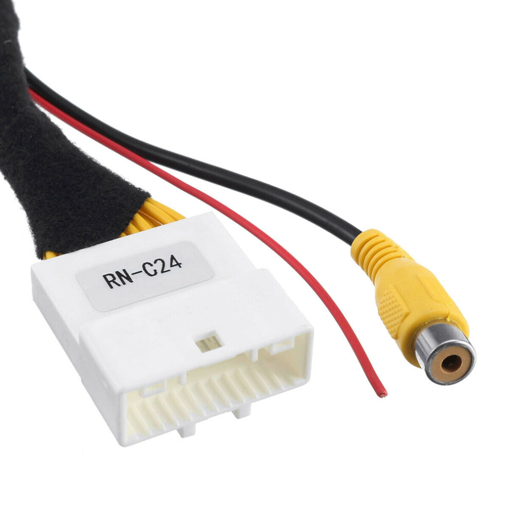 Car 24Pin Video Input Reverse Parking Camera Rca Adapter Cable For Stepway Vivaro Dacia Sandero Clio 4 6032950625785