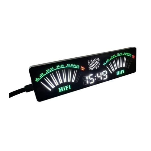 Voice-Activated Music Pointer LED Display with Adjustable Sensitivity Voice Controlled Music Spectrum