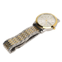 Men's Day-Date Quartz Watch 20mAh 3.2oz Gold/White