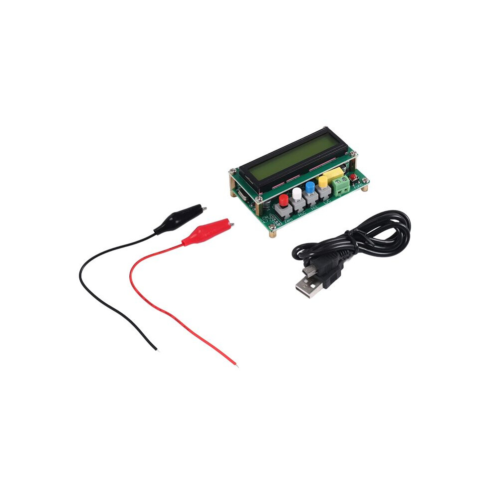 Lc100-A Digital Lcd High Precision Inductance Capacitance L/C Meter Capacitor Tester Frequency 1Pf-100Mf 1Uh-100H Lc100-A + Test Clip 6031075250889