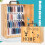 Wooden Cell Phone Storage Box with Secure Locking System, Spacious Organizer for Classroom or Office 4