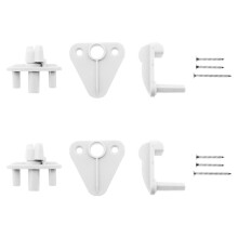 4Pcs Marine Pontoon Boat Replacement Door Latches,for Square Frames 1-1.25 Inch,for Left or Right Hinge Gate