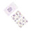 2 Sheets Purple Flower Decals PET Waterproof 16