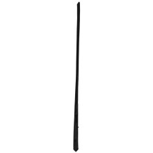 Unisex Casual Necktie Skinny Slim Narrow Neck Tie - Black