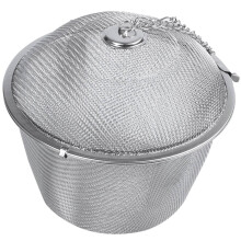 Extra Large Stainless Steel Twist Lock Mesh Tea Tea Infuser with Hook Chain