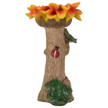 Sunflower Bird Bath Garden Decoration Outdoor Yard Lawn Decor Art Ornaments