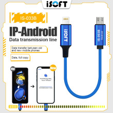 Cabo de transferência de dados do usuário iSoft IS 003B Transferência de dados para micro USB para iPhone