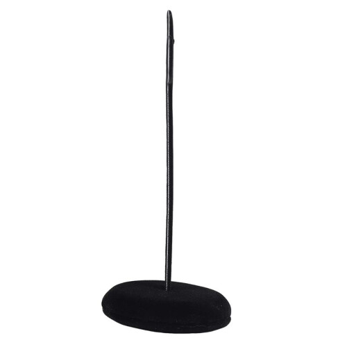 Velvet Earring Display Stand Props Stud Earrings Holder Rack Storage 12CMx7CM(Black) 2