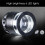 10X Rechargeable Magnifier with Optical Glass Lens with Removable Multi-Function Scale with LED Light for Coinsand Stamp 8