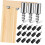 20pcs Shelf Support Pegs Self Tapping Shelf Pins for Cabinets Easy Screw Installation Secure Fit 1