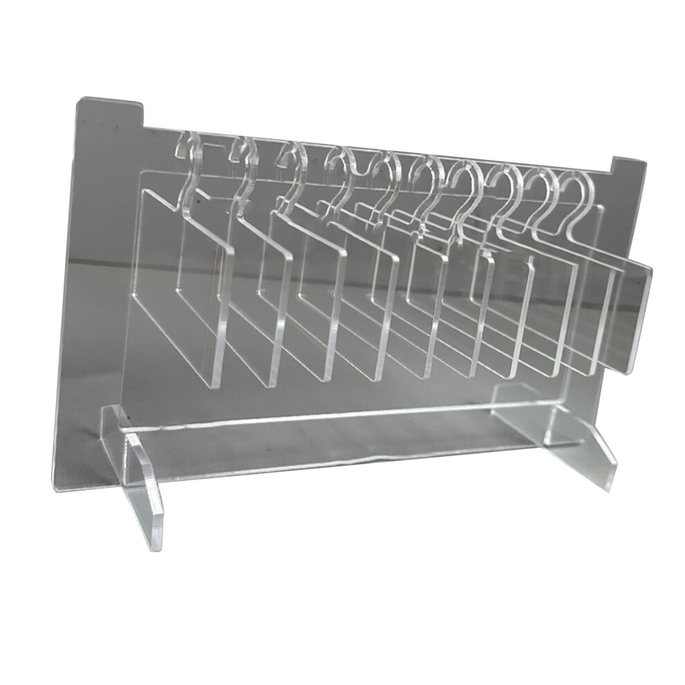 Acrylic Nail Display Stand Transparent 10pcs S