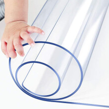 Clear PVC Floor Protector Mat 120x200cm Waterproof Transparent Cut‑to‑Fit Office Chair Carpet Protector