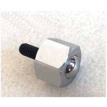 Stainless Steel Industrial Caster Wheel NJ25, Heavy Duty Ball Bearing Swivel with Screw, 360 Smooth Rolling