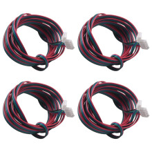 4Pcs 2M Motor Connector Cables XH2.54 4Pin to XH2.0 6Pin White Terminal Paralled Motor Wires for 3D Printer Stepper