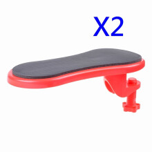 2x 290mm Ergonomic Clamp On Desk Armrest Extension Adjustable Computer Arm Support for Office Chair