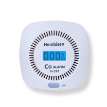 Carbon Monoxide Detector with Digital Display, Battery Operated CO Alarm for Home Kitchen Office