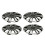 4PCS 14in Wheel Hub Cap Sporty Style Replacement 1