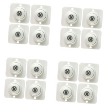 16pcs SelfAdhesive Caster Wheels Smooth Silent Rollers Easy Adhesive Installation for Storage Boxes and Trash Cans
