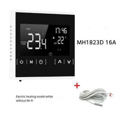 LCD Touchscreen Thermostat for Home Programmable Electric Floor Heating System Thermoregulator AC 85-240V 2