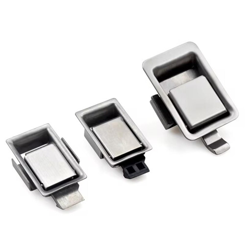 Black Plastic Panel Lock Latch XK1092, Secure and CorrosionResistant SinglePiece Replacement 1