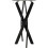 Seconique Sheldon Console Table - Clear Glass/Black 4