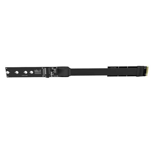 M.2 NVMe SSD-Verlengkabel PCIe 4.0 X4 M-Key Riser Card Extender 2