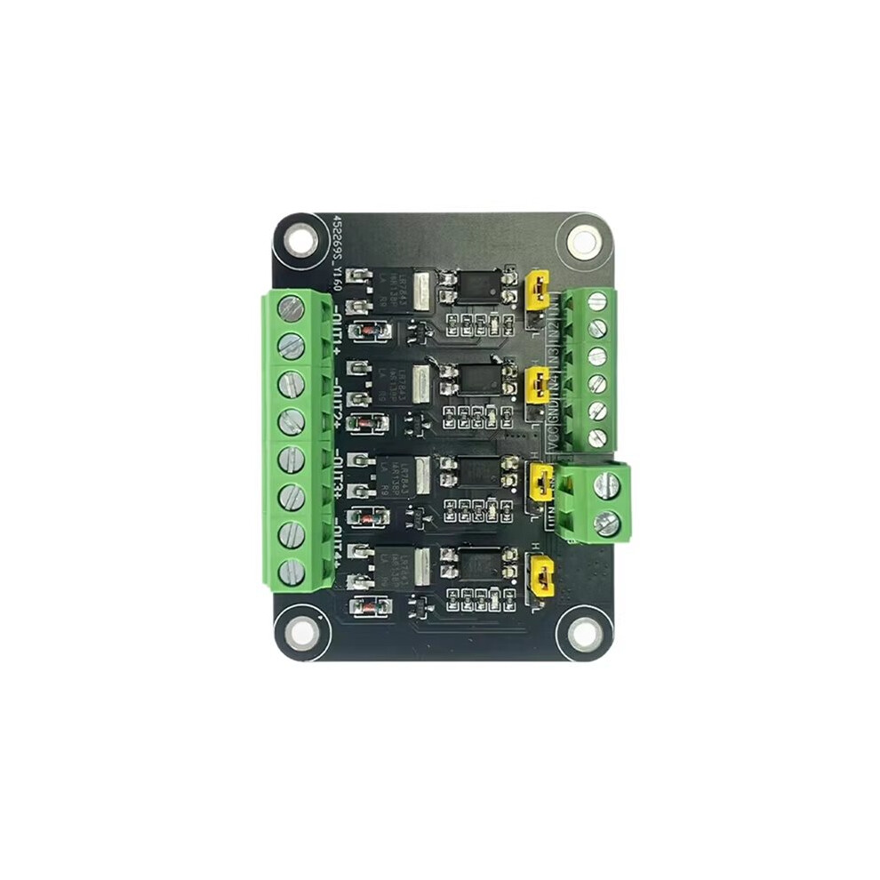 4-Channel Mos Module Mcu Plc Fet Optocoupler Isolation Pwm Industrial Control Board Four-Channel Mos Driver Board 5V 6033015156022