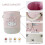 Cesto de Roupa Suja  de Tecido Rosa com Desenho de Castelo 6