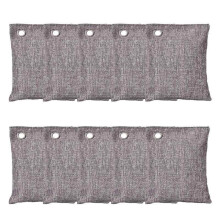 10 Sachets de Charbon de Bambou Naturel Absorbant L'Humidité et Éliminant les Odeurs pour Placards, Voitures, Chaussures et Armoires. Désodorisant.