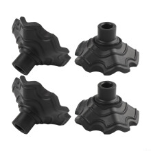 4Pcs Camping Chair Foot Pads 13mm Anti‑Sink Leg Protectors Non‑Slip Durable Covers for Outdoor Use