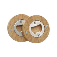 Bottle Opener Round Shape Coaster Fridge Magnet Decor Beer Opener Decoration Beer Bottle Opener Crafts