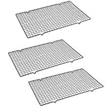 Baking- Tools Cake Cooling Rack Square Non-Stick Drying Net Cake Bread Cooling Rack 25.5x41x1.5cm