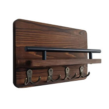 Key Holder Wall Mounted Coat Bag Hanger Rack Key Decorative Hook for Entryway Mudroom Hallway Bathroom Home Decor B