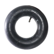 Wheelbarrow Inner Tube 4.10/3.505, Puncture‑Resistant Rubber Replacement with Bent Valve for Scooter and Lawn Mower