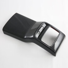 For ZS 2024 Car Rear Air Conditioner Outlet Vent Cover Decorative Trim Interior Accessoriess Carbon Fiber