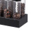 Coffee Beans Storage Container Display Rack Walnut Tea Tube Bottle Glass Espresso Coffee Accessories Tool 2