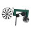 Gartenstecker, Traktor, Drehende Räder, Vintage-Finish, Traktor-Windrad, Traktor-Gartenstecker, Karren, Grün 1