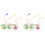 6St Kinderspeelgoed Springballen, , Gekleurd En 1