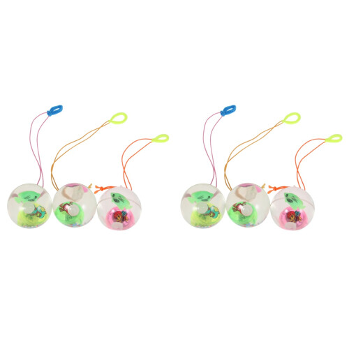 6St Kinderspeelgoed Springballen, , Gekleurd En