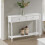 Seconique Stratford 2 Drawer Console Table - White 2