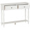 Seconique Stratford 2 Drawer Console Table - White 4