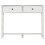 Seconique Stratford 2 Drawer Console Table - White 5