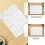 20 Pack Waterproof Reflective Number Stickers for Mailbox DIY White 5