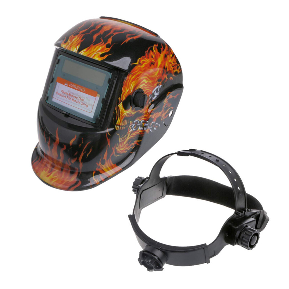 Auto Darkening Welding Helmet Solar Powered With Adjustable Shade 4/913 For Mig Tig Arc Welder 9073542840947