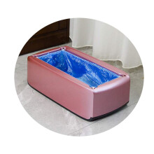 Hands Automatic Shoe Cover Dispenser No Power NoBend Design for Home and Office Floor Protection